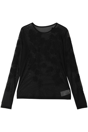 メゾンスペシャル　バードプリントシアートップス Bird Print Sheer Top/バードプリントシアートップ【MAISON SPECIAL