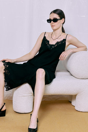 MAISON SPECIAL(メゾンスペシャル)｜Lace Trim Short Jumpsuit/レース
