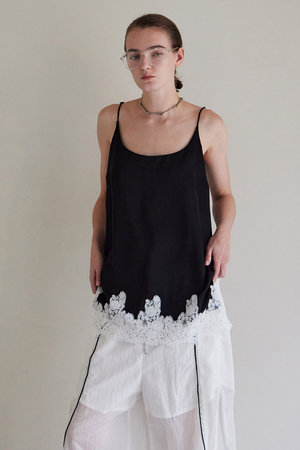 MAISON SPECIAL(メゾンスペシャル)｜Lace Cami/レースキャミ/BLK