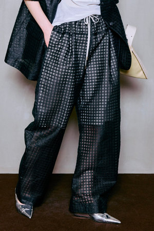 MAISON SPECIAL(メゾンスペシャル)｜Sheer Check Easy Pants/シアー