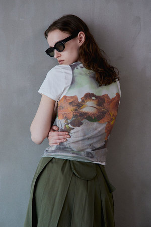 MAISON SPECIAL(メゾンスペシャル)｜【予約販売】Flower Print Ribbed