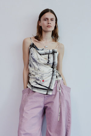 MAISON SPECIAL(メゾンスペシャル)｜【予約販売】Chain-Pattern Scarf