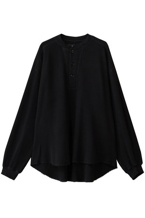 MAISON SPECIAL(メゾンスペシャル)｜【UNISEX】ワッフルヘンリーネック