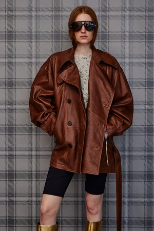 MAISON SPECIAL(メゾンスペシャル)｜【予約販売】Leather Short Trench
