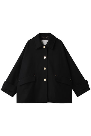 ★美品★MACKINTOSHマッキントッシュ HUMBIE コート金ボタン黒 楽天市場】[P10倍]MACKINTOSH : [レディース]HUMBIE NO COLLAR METAL