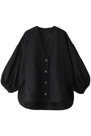 LE PHIL(ル フィル)｜へリンボンジャカードジャケット/ブラック の通販