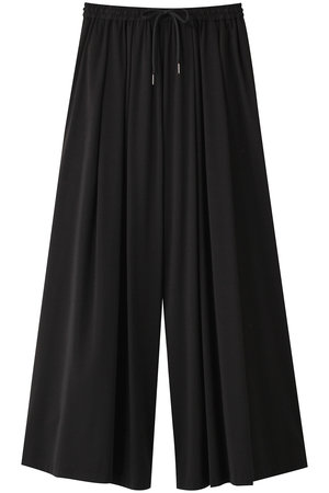 LE PHIL(ル フィル)｜コンパクトギャザーワイドパンツ/ブラック の通販  