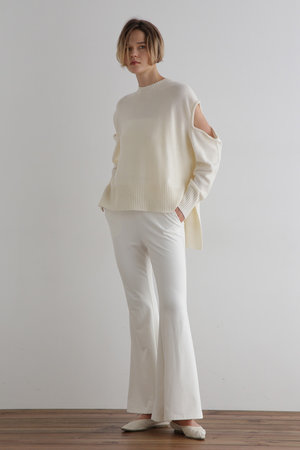 LE PHIL(ル フィル)｜ハイストレッチ裏起毛フレアパンツ