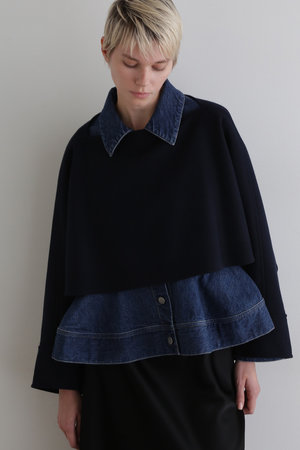 LE PHIL(ル フィル)｜ニードルパンチジャージーショートプルオーバー