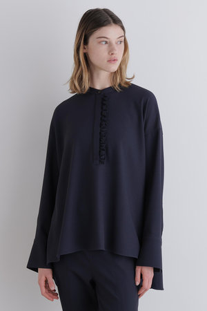 LE PHIL(ル フィル)｜【予約販売】2WAYツイルドレープブラウス