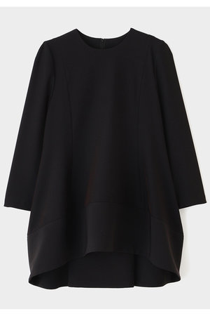 LE PHIL(ル フィル)｜【予約販売】2WAYツイルフレアブラウス/ブラック