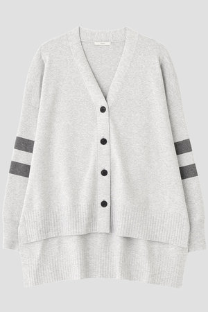 LE PHIL(ル フィル)｜オーバーサイズカーディガン/グレー の通販