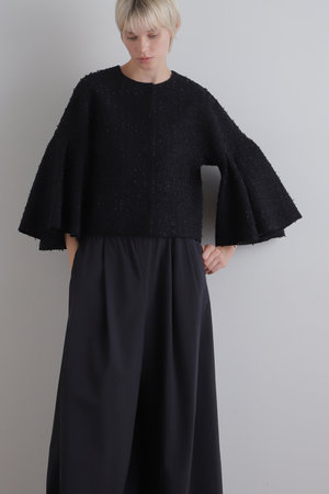 LE PHIL ルフィル フリンジツイードジレ サイズ0 LE PHIL(ル