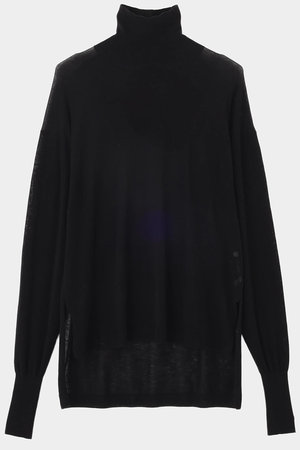 LE PHIL(ル フィル)｜シアーウールタートル/ブラック の通販｜ELLESHOP