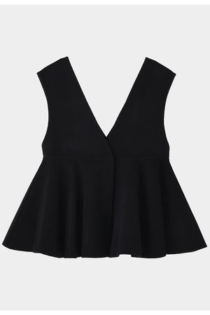 LE PHIL(ル フィル)｜ピュアカシミアショートペプラムジレ