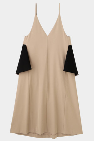 LE PHIL(ル フィル)｜ライトダブルクロスペプラムキャミワンピース