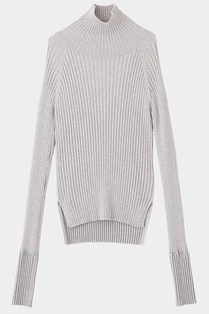 LE PHIL(ル フィル)｜ウールリブタートル/グレー の通販｜ELLESHOP