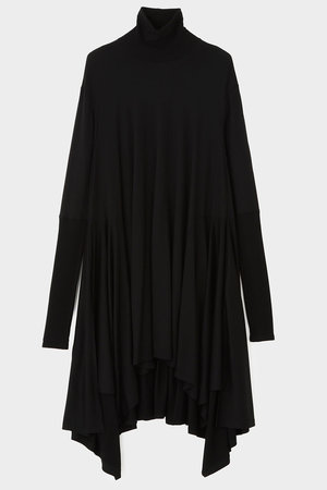 LE PHIL(ル フィル)｜ウールジャージーコンビカットソー/ブラック の