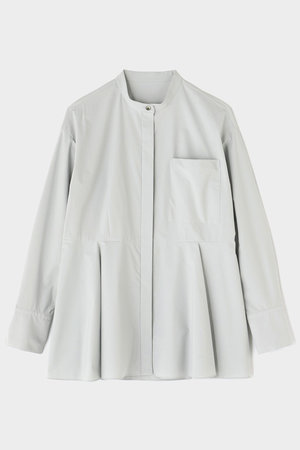 LE PHIL(ル フィル)｜SOLOTEXペプラムブラウス/グレー の通販