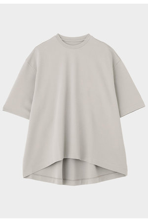 LE PHIL(ル フィル)｜ハイネックBIG Tシャツ/ベージュ の通販