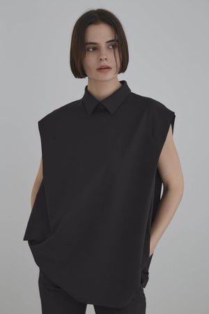 LE PHIL(ル フィル)｜《LE PHIL》ストレッチオックスノースリーブ