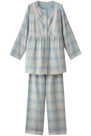 KID BLUE(キッドブルー)｜トリプルガーゼオンブレーチェックパジャマ