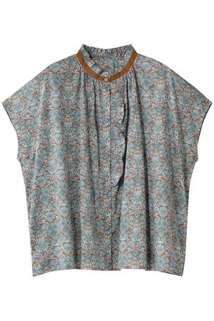 KID BLUE(キッドブルー)｜26LIBERTYプリントトップス/サックス の通販