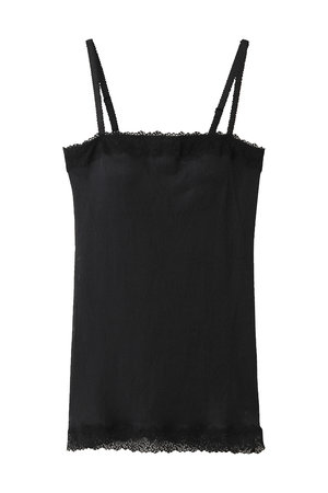 KID BLUE(キッドブルー)｜26BBメッシュJQカップ付キャミ/ブラック の