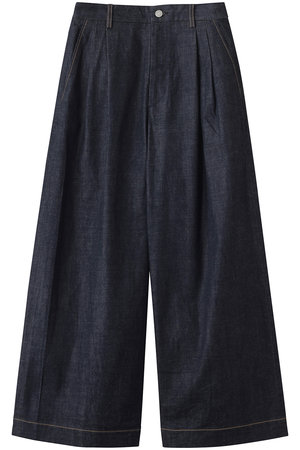 ブラミンク BLAMINK ニットパンツ BLAMINK(ブラミンク)｜【BLMK】デニムバギーパンツ/ネイビー の通販