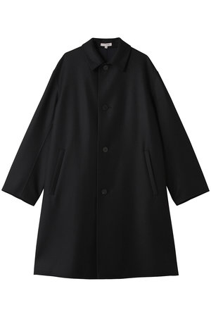 ★ブラミンク★BLAMINK★タフタレギュラーカラーロングコート★ブラック★36 BLAMINK(ブラミンク)｜ダブルフェイスレギュラーカラーコート