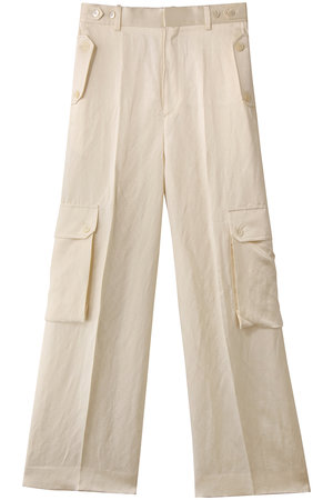 BLAMINK(ブラミンク)｜カーゴパンツ/オフホワイト の通販｜ELLESHOP