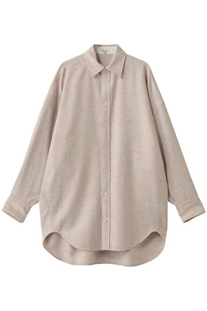 BLAMINK(ブラミンク)｜【BLMK】ウールカシミヤレギュラーカラーシャツ