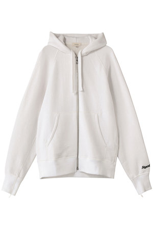 BLAMINK(ブラミンク)｜【BLMK】吊り裏毛ジップパーカー/ホワイト の