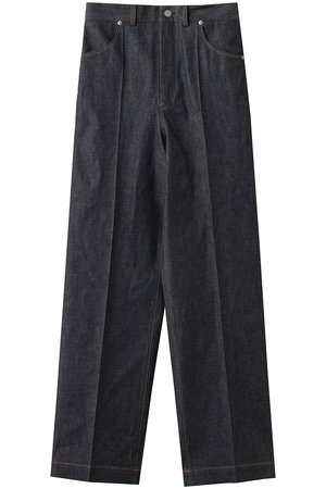 BLAMINK(ブラミンク)｜デニムストレートパンツ/ネイビー の通販