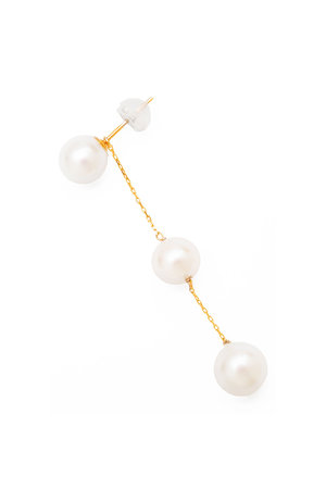 les bonbon(ル ボンボン)｜swing pearl ピアス L（片耳用）/イエロー