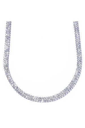 les bonbon(ル ボンボン)｜princess double ネックレス/シルバー の