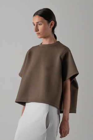 コグ ザ ビッグスモーク Tシャツ JEMMA T―SHIRT COGTHEBIGSMOKE(コグ ザ ビッグスモーク)｜21 JEMMA T SHIRT/ブロンズ