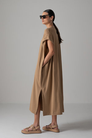 COGTHEBIGSMOKE(コグ ザ ビッグスモーク)｜57 JOHANNA DRESS/チャイ の