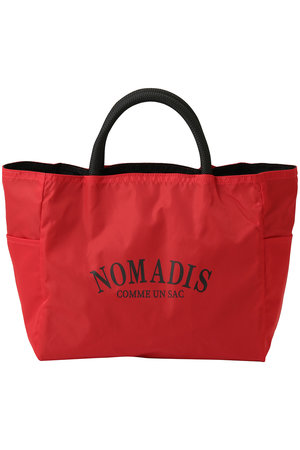 【新品】すぐ発送☆レッド　ストロー トートバッグ　ノベルティ NOMADIS(ノマディス)｜SAC2 WIDE トートバッグ/レッド の通販