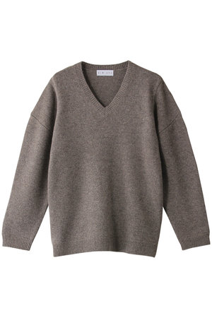 Power shoulder knit tops / ニット