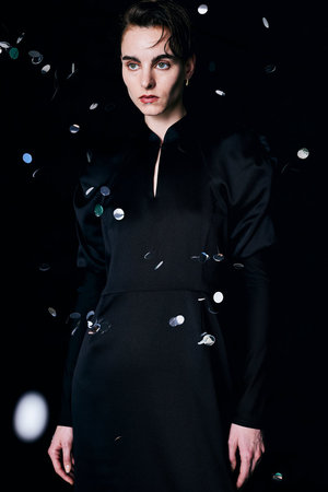 RIM.ARK(リムアーク)｜Shoulder volume Iline dress/ドレス 