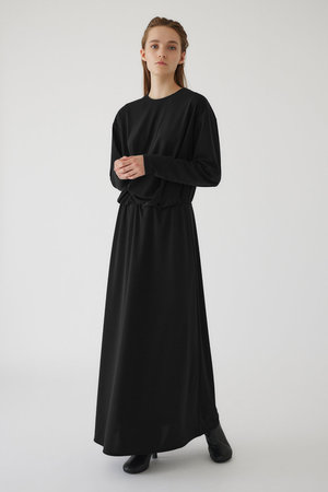 RIM.ARK(リムアーク)｜Asymmetry drape dress/ドレス・ワンピース/ブラック の通販｜ELLESHOP・(エル・ショップ)