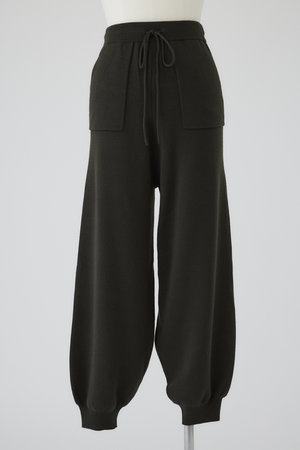 RIM.ARK(リムアーク)｜4type knit PT/パンツ/ダークグリーン の通販