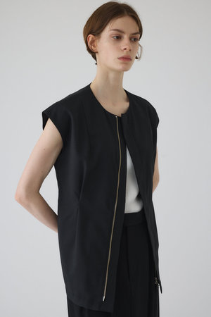 RIM.ARK(リムアーク)｜Vest like tops/トップス/ブラック の通販
