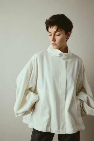 ジャケット・アウター RIM.ARK 25AW Stand collar tuck sleeve BZ RIM.ARK | Stand collar tuck sleeve BZ (BLOUSONS ) |RIM.ARK