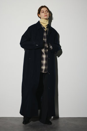 RIM.ARK(リムアーク)｜Stand fall collar CT/コート/ダークネイビー の