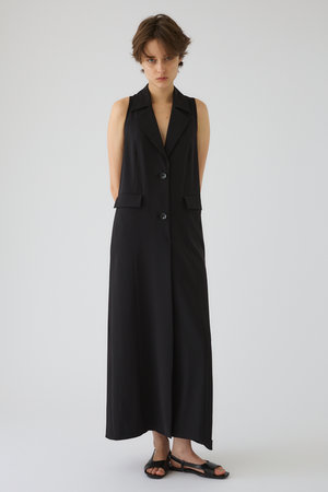 RIM.ARK(リムアーク)｜Halter neck tailored dress/ドレス/ブラック の