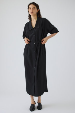 RIM.ARK(リムアーク)｜Quaker collar dress/ドレス/ブラック の通販