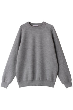 SLOANE(スローン)｜【MEN】12G天竺 ダブルフェイス クルーネックプルオーバー/グレー の通販｜ELLESHOP・(エル・ショップ)