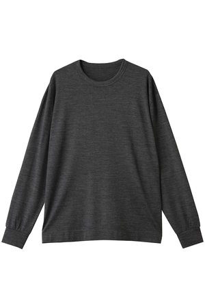 SLOANE(スローン)｜【UNISEX】ウール天竺 ニット長袖Tシャツ